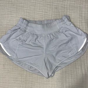 2 Pairs of White LuluLemon Shorts